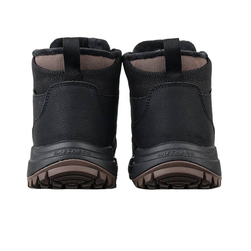 男士秋冬季时尚加绒舒适柔软冬靴雪地靴211261-BLK