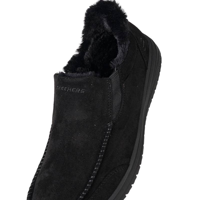 男款舒适加绒保暖户外运动休闲鞋205606-BBK