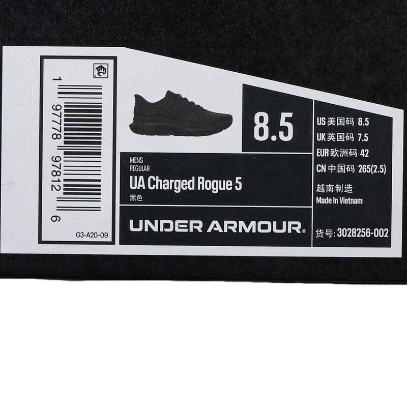 男子Charged Rogue 5网面透气运动跑步鞋3028256-002