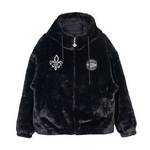 男女款同款休闲仿皮草外套1010610-032