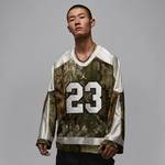 男子宽松冰球球衣图案运动衫长袖T恤IB3965-222