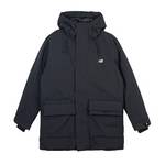 男子防风保暖中长款休闲运动连帽羽绒服