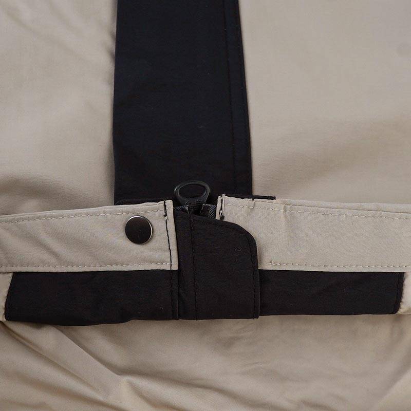 男子连帽拼接休闲外套NAF11121-BK