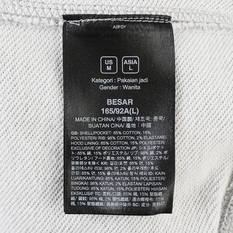 女子高腰短款连帽针织卫衣NF0A8F0YDYX1