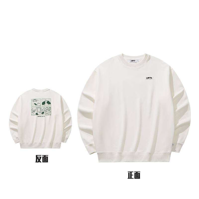 SKATE男女同款密暖绒加绒套头卫衣172548702N-1