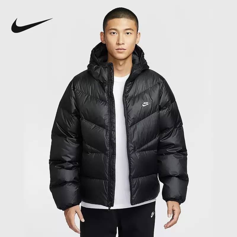 男子运动保暖休闲连帽羽绒服外套HQ7791-011