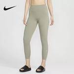 女子紧身裤NIKE ONE 速干高腰九分裤普拉提瑜伽裤FN3233-320