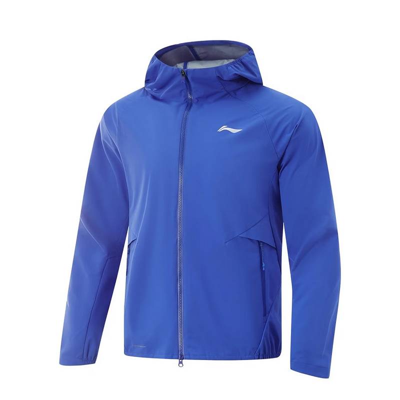 跑步系列男子宽松反光防风透湿外套AFDV043-7