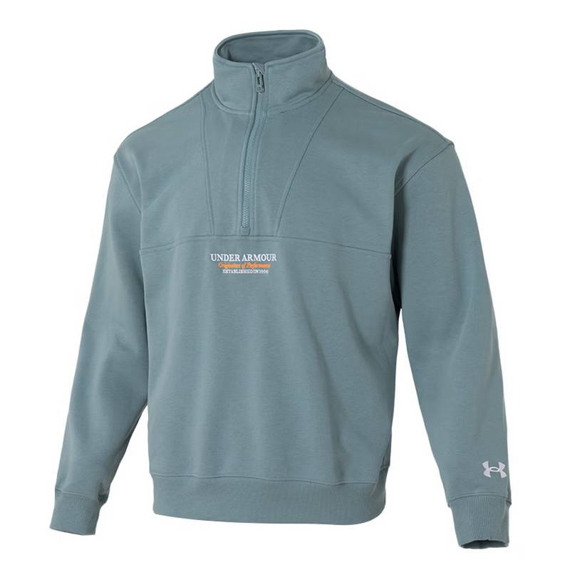 男子运动服健身训练潮流时尚半拉链立领套头衫 6010095-323