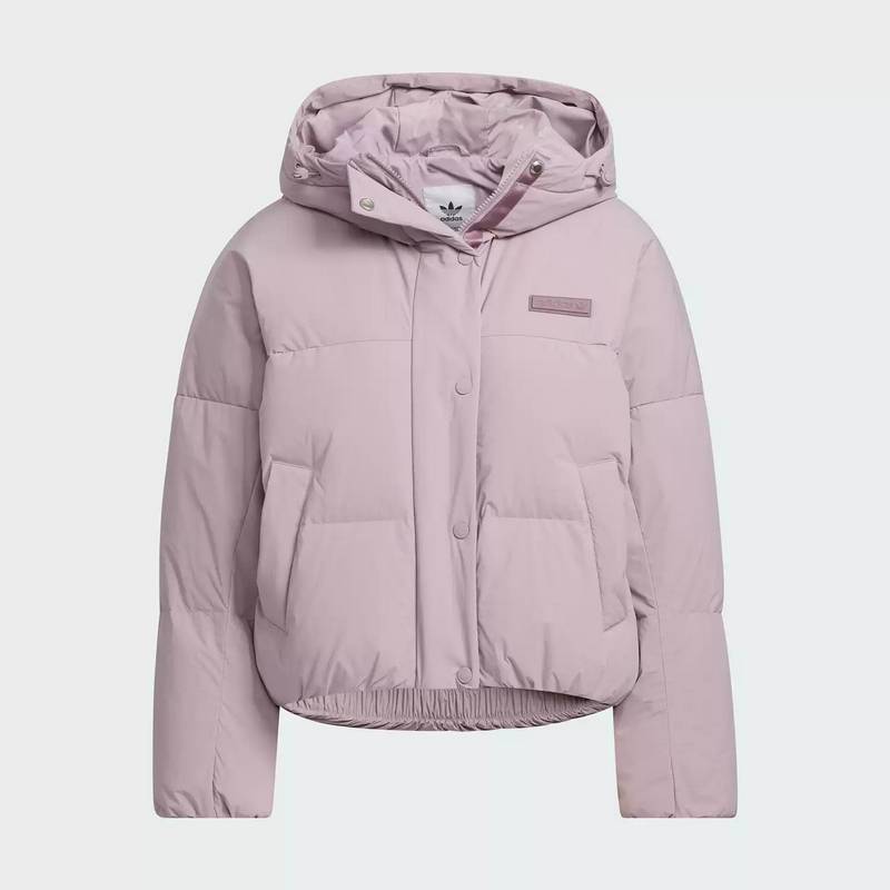 女士连帽保短款暖羽绒服JD3787