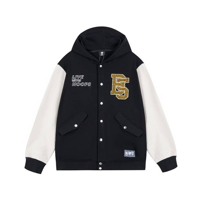 男子时尚潮流休闲运动连帽开衫外套