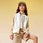 中大童抗静电摇粒绒长袖外套