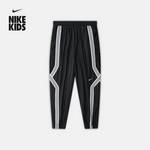 男女童宽松梭织运动裤