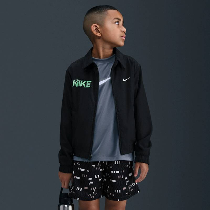 大童运动休闲翻领梭织夹克外套IO0249-010