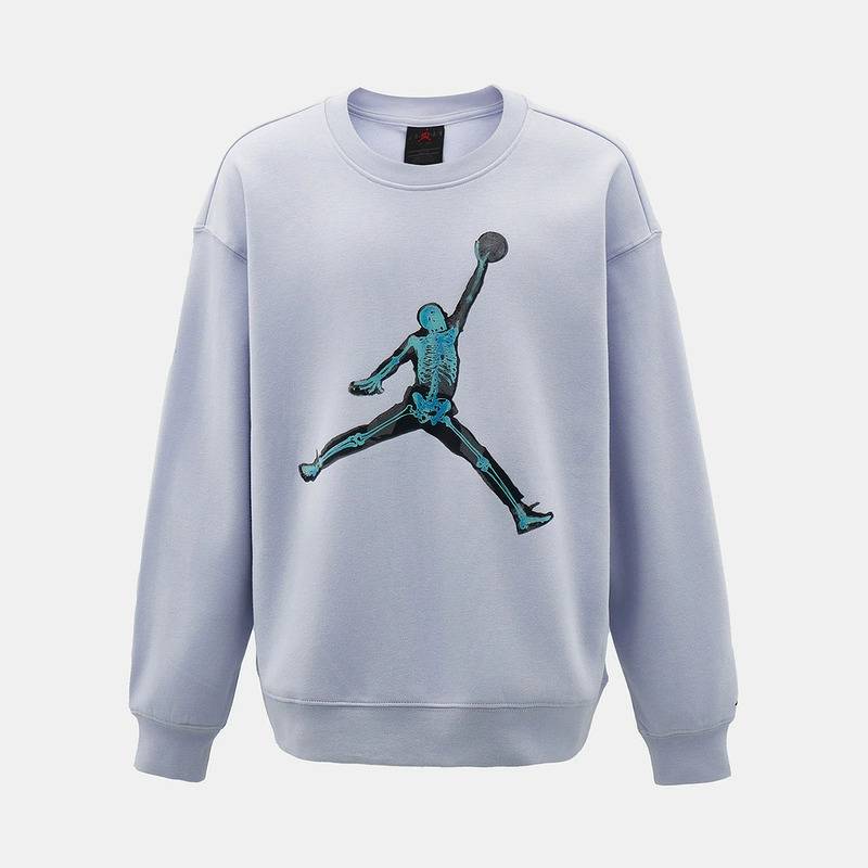 男女童圆领卫衣冬季Jordan印花针织运动套头衫IQ5846-057