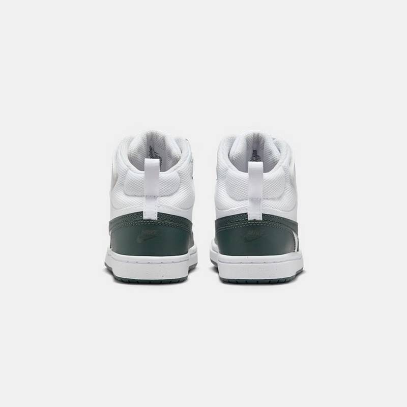 中帮休闲板鞋 COURT BOROUGH 魔术贴舒适儿童运动鞋CD7783-119