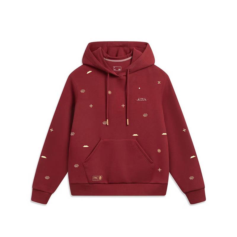 女子故宫联名宽松舒适套头连帽卫衣AWDW108-6