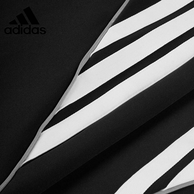 女子三道杠休闲宽松直筒裤拉绳长裤KB5673