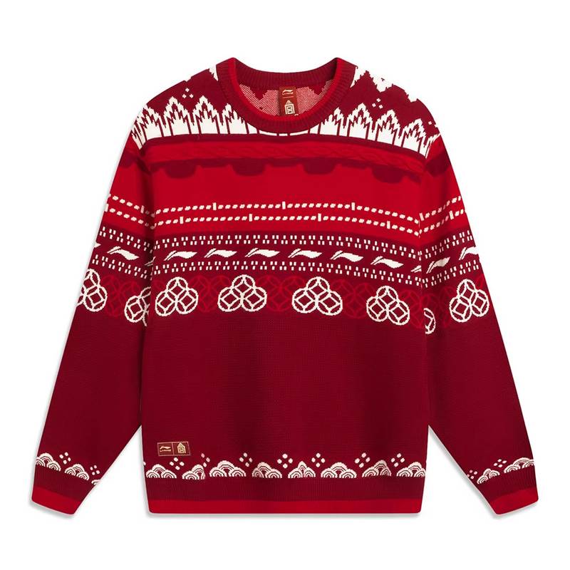 撞色开衫针织衫男女同款宽松休闲毛衣AMBW049-5