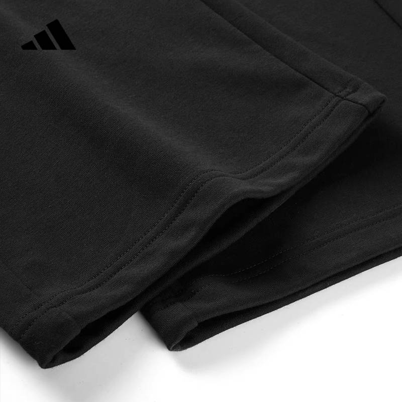 女窄版阔腿裤运动裤直筒黑色卫裤KQ5361