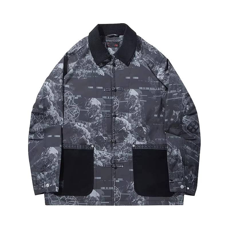 男子潮流运动运动休闲棉服外套AJMV193-6