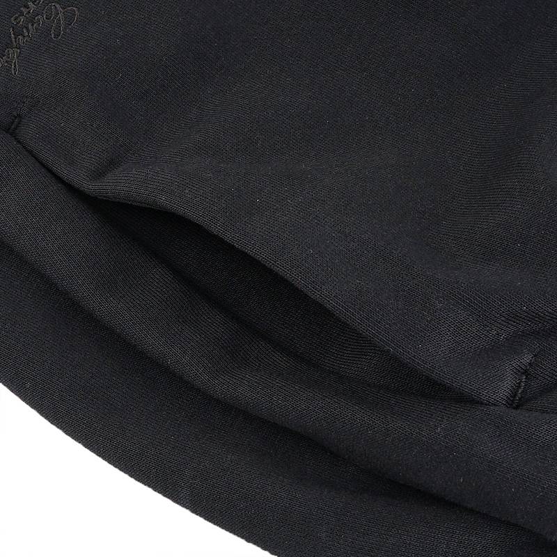 男女同款潮流垂感针织休闲运动束脚长裤L126U017-0018