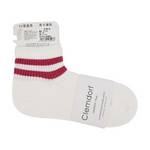 女子中筒休闲袜二双装（颜色随机）