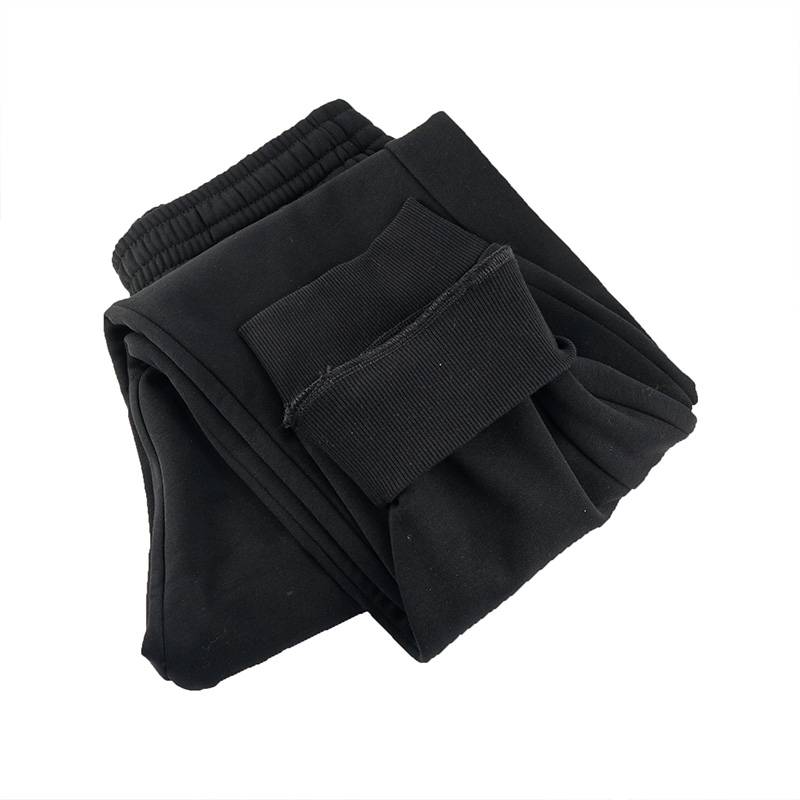 男子宽松加绒收口针织休闲长裤975429630016