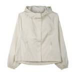 女子休闲时尚舒适连帽梭织运动上衣162537609-3