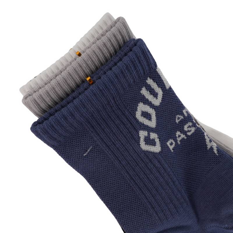 男子印花休闲中筒袜三双装（颜色随机）