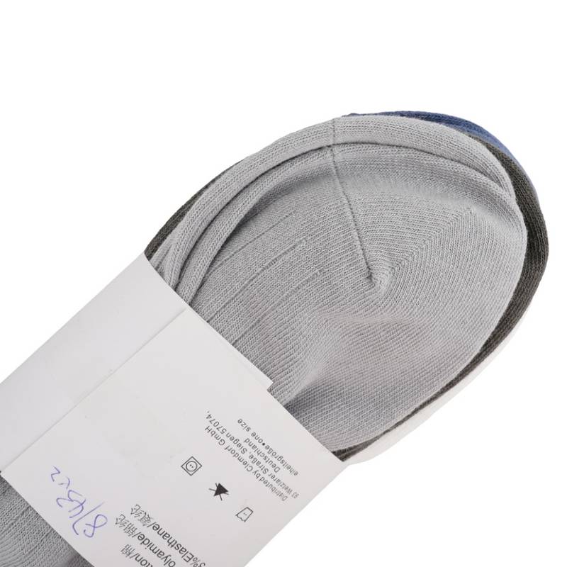 男子运动长袜三双装（颜色随机）