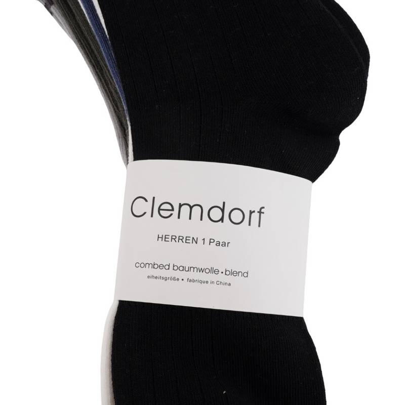 男子运动长袜三双装（颜色随机）