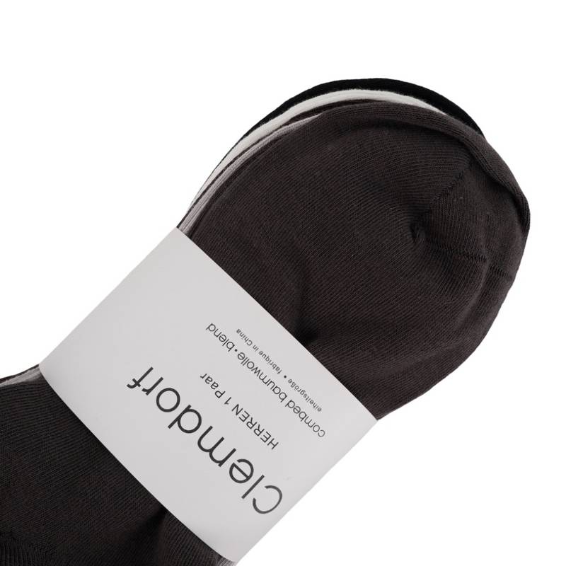 男子轻活透气运动中筒袜三双装（颜色随机）