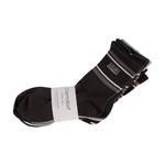 男子轻活透气运动中筒袜三双装（颜色随机）