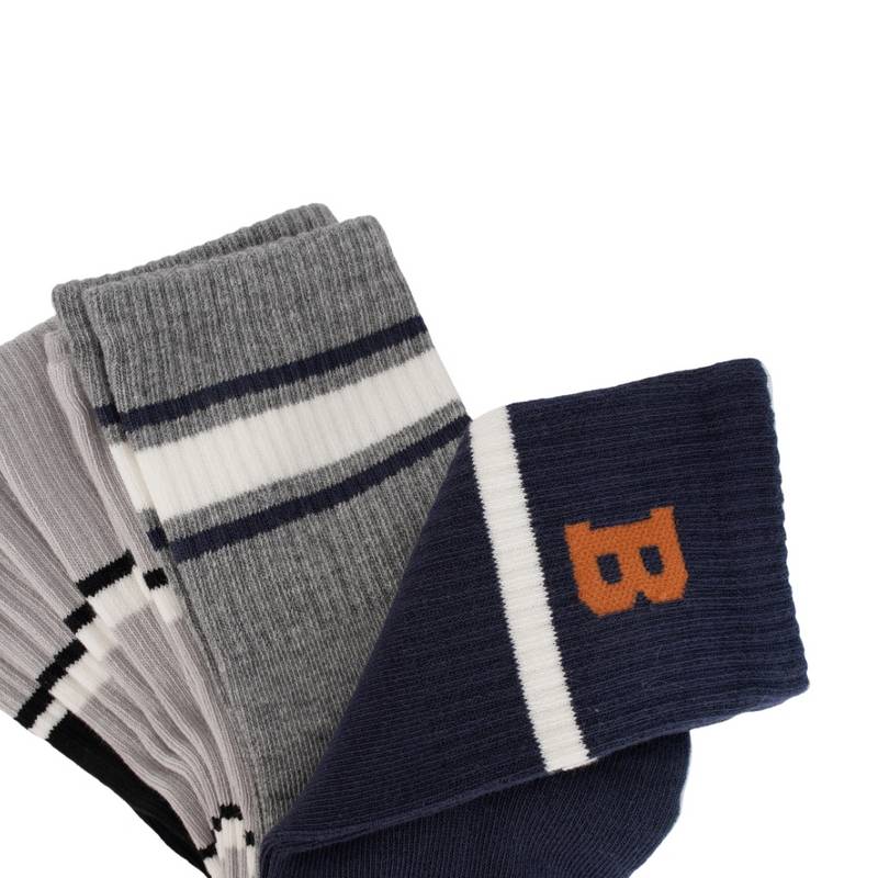 男女袜三双装（颜色随机）