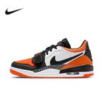 男鞋JORDAN AJ312黑白橙低帮复古休闲鞋篮球鞋