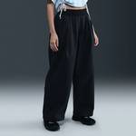 女子运动休闲宽松直筒梭织长裤HV2079-010