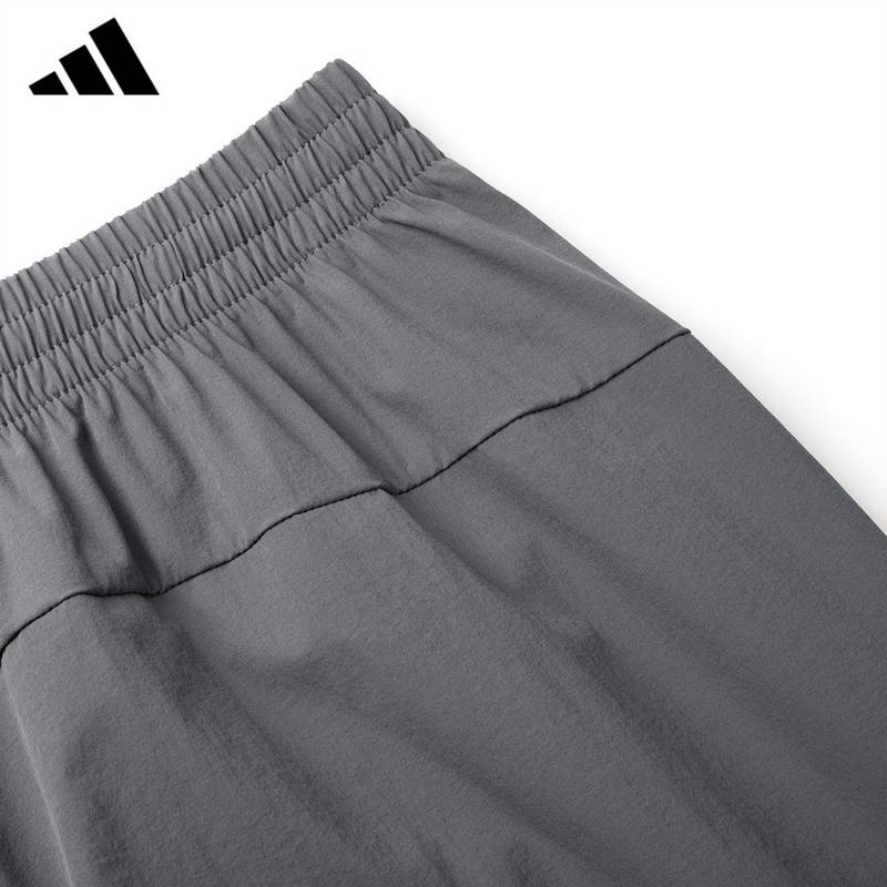 女款休闲运动宽松直筒梭织速干长裤