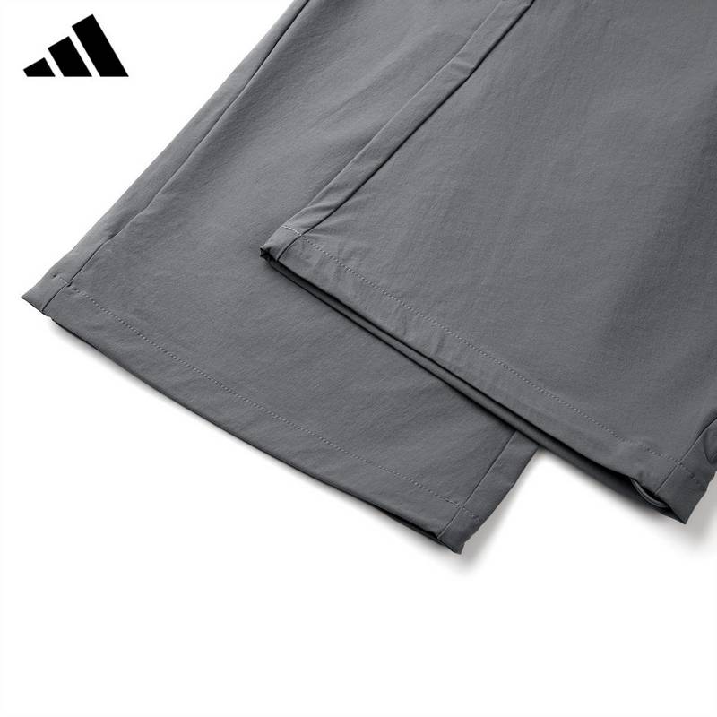 女款休闲运动宽松直筒梭织速干长裤