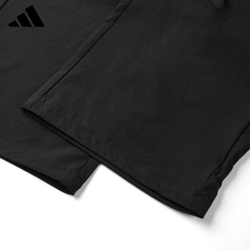 女款休闲运动宽松直筒梭织速干长裤