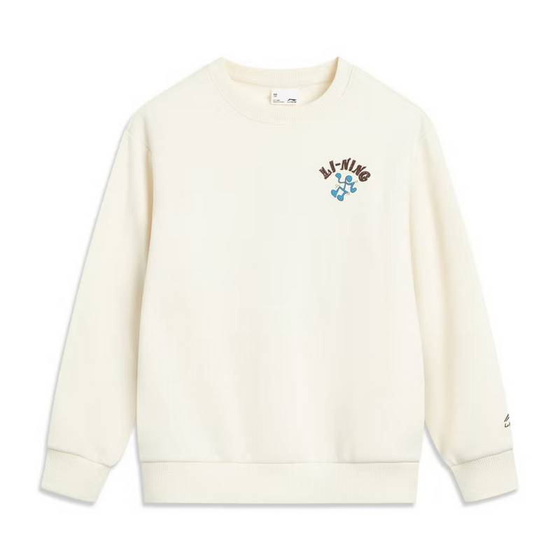 大童运动休闲加绒保暖圆领宽松亲肤套头上衣YWDV307-3