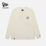 男女圆领长袖T恤简约刺绣纯棉