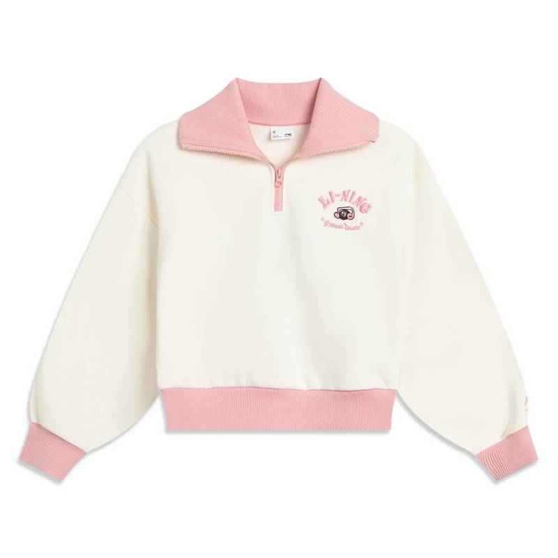 大童宽松加绒保暖翻领套头卫衣YWDV298-2