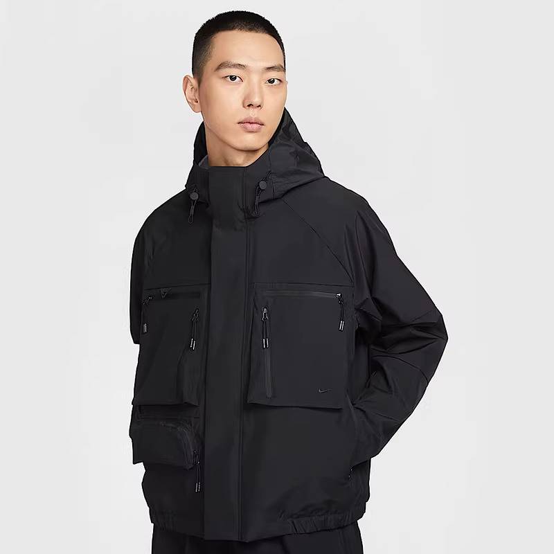 男士连帽宽松户外徒步经典运动外套HJ2945-010