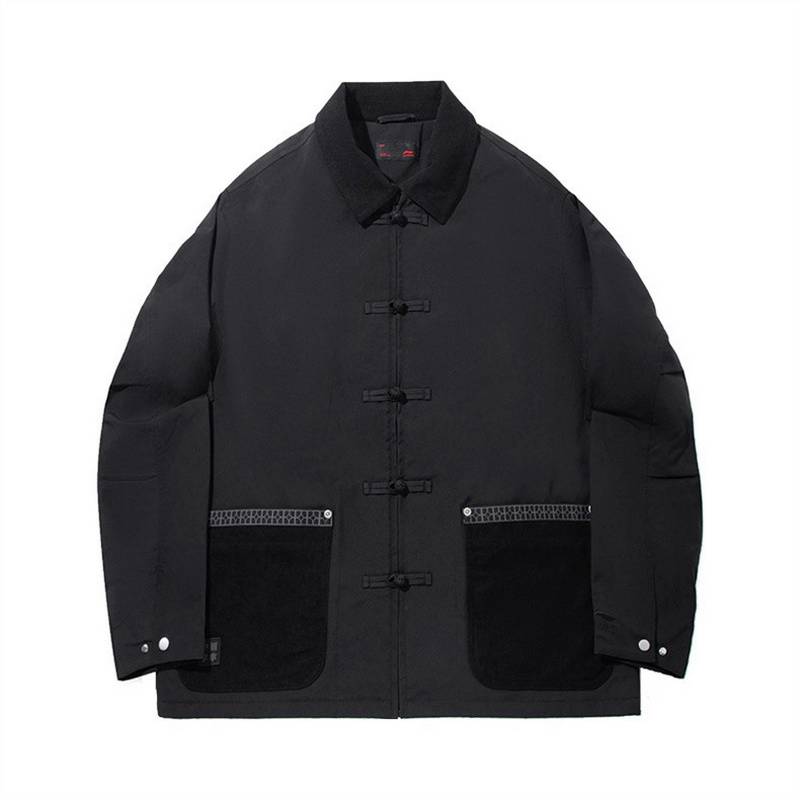 男子时尚潮流百搭保暖棉服运动休闲外套AJMV193-5