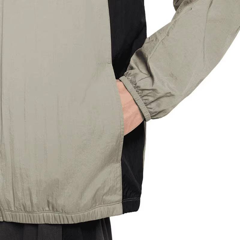 男子休闲印花透气宽松立领运动茄克外套HV0881-320