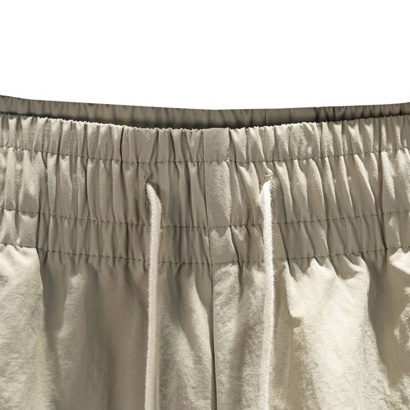 男子宽松裤子直筒收口梭织裤AYKW017-2