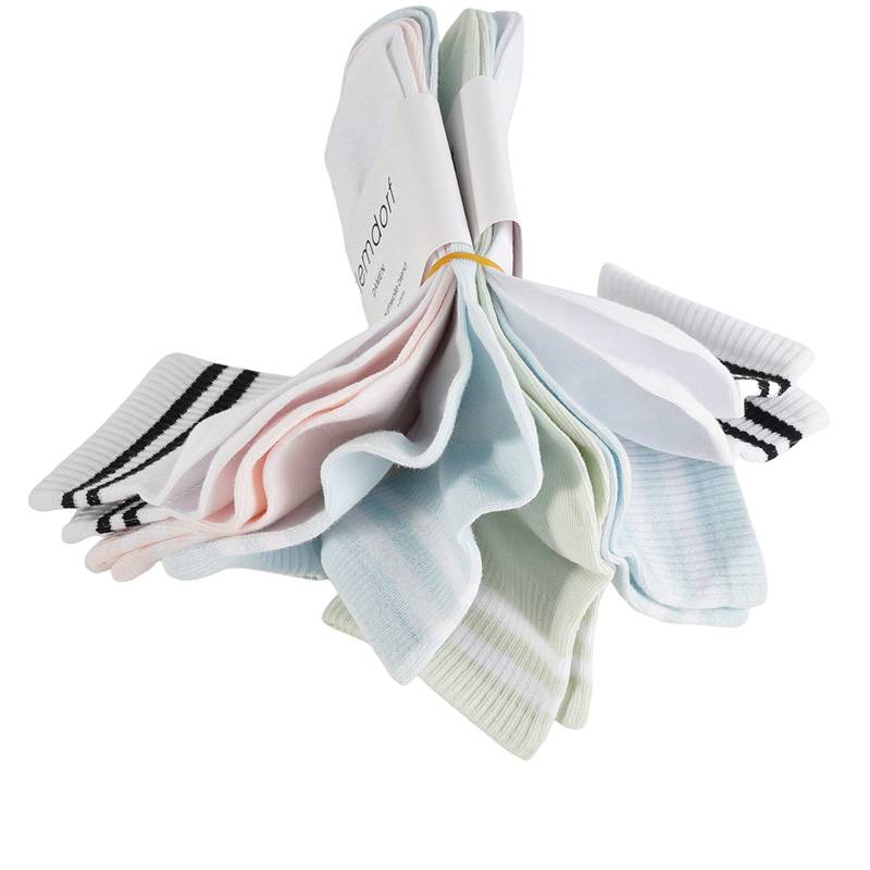 女子运动休闲袜3双装（下单请备注颜色：白粉蓝、白绿蓝）