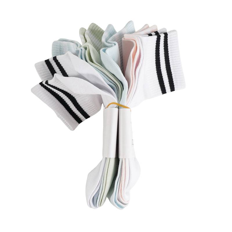 女子运动休闲袜3双装（下单请备注颜色：白粉蓝、白绿蓝）