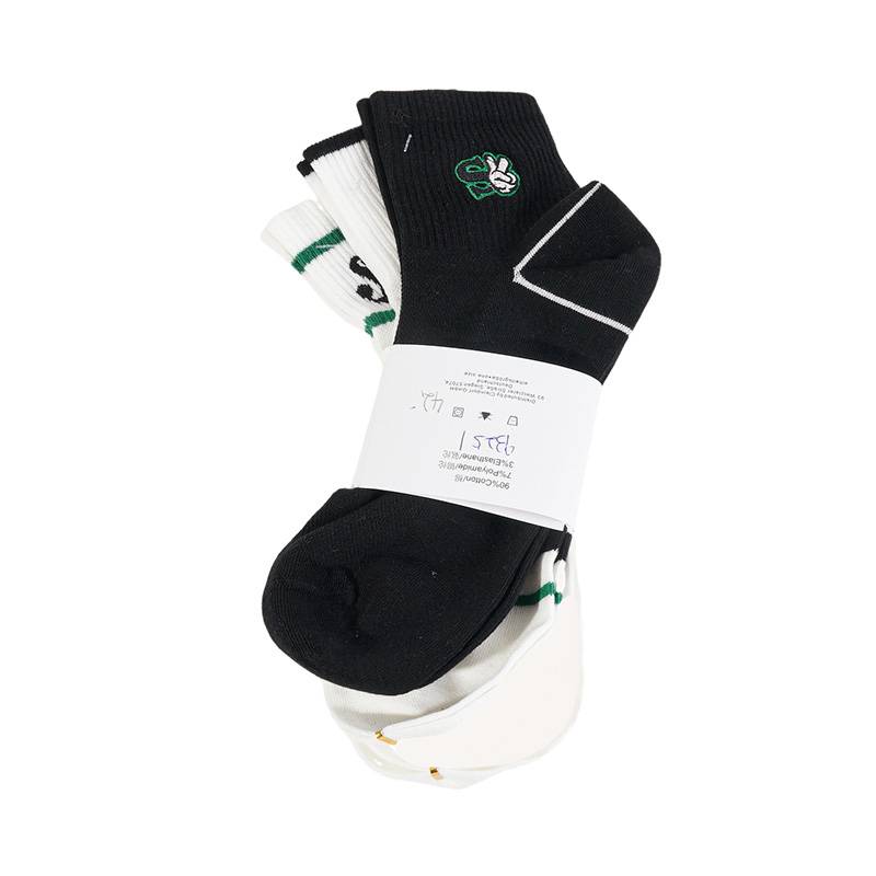 男女同款中帮运动袜3双装93251